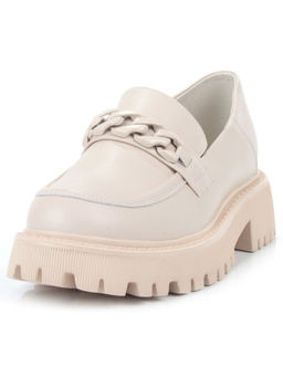 03-5926-2 BEIGE Лоферы женские (натуральная кожа) - Фабричный китай фото 7