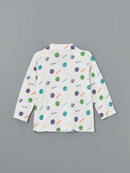 Resort Yaka Bask?l? Erkek ?ocuk G?mlek