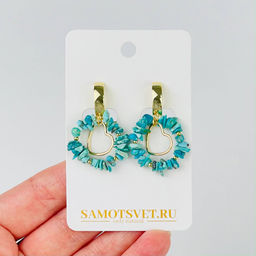 Серьги из Бюризы