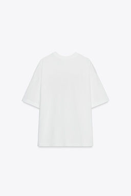 OVERSIZED TEXT T-SHIRT - Zara фото 6