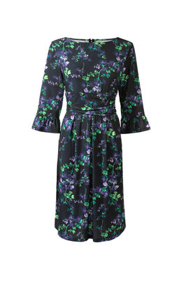 Платье, черное-цвета лаванды - Heine фото 2