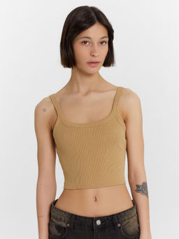 Топ женский бежевый