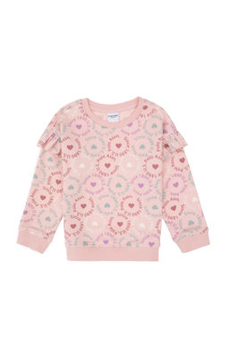 K_z _ocuk Pudra Bisiklet Yaka Sweatshirt - U.s. polo assn фото 2