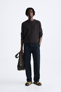 BASIC TEXTURED SWEATER - Zara фото 18