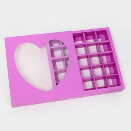 Коробка для конфет 25 шт., 22×22×3.5 см