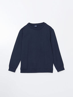 Bisiklet Yaka Erkek ?ocuk Sweatshirt