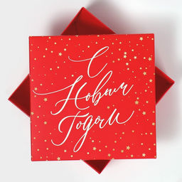 Цена за 2 шт. Коробка новогодняя складная «Новогодний подарок», 17×17×7 см, Новый год