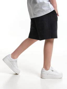 Шорты для мальчика в школу черные 22-7637 черный - Mini maxi фото 3