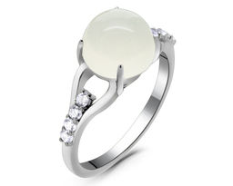 Кольцо из серебра халцедон, МЦВ157