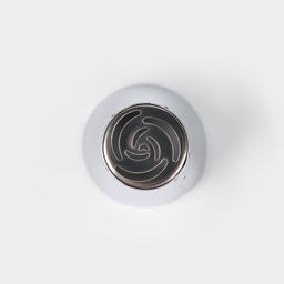 Цена за 3 шт. Насадка кондитерская KONFINETTA Роза, d=3 см, выход 1.8 см, нержавеющая сталь  фото 2