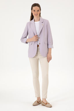Kad_n Lila Ceket Sepette S_rpriz _ndirim - U.s. polo assn фото 4