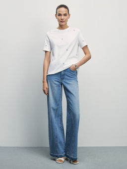 Футболка с вышивкой / Zarina  фото 2