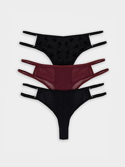 Трусы бразилиана женские в наборе, 3 шт - Mark formelle фото 10