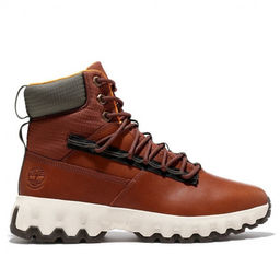 Мужские ботинки Timberland Edge Hiker Boot Lether/Fabric WP темно-коричневые