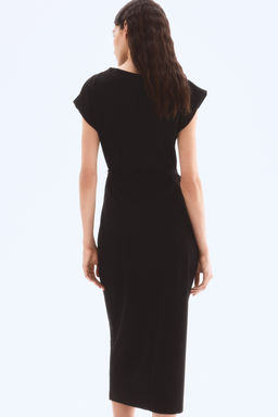 Vestido drapeado con cintur?n - H&m фото 7