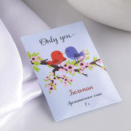 Цена за 4 шт. Аромасаше "Only you", тюльпан, вес 7 г, размер 710.5 см