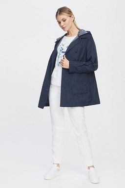 Куртка женская двусторонняя LS-904017-DN, 
темно-синий/принт геометрия - Steinberg фото 3