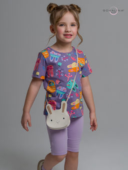 Костюм Актив черничные зайки-лаванда - Sovalina фото 7