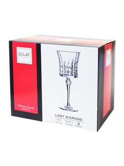 Набор фужеров (бокалов) для вина ЛЕДИ ДАЙМОНД 190мл 6шт