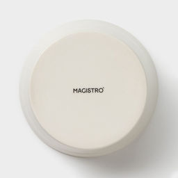 Салатники Magistro Whitewarm, 380/700/1.2 л, d=12/16/20.5 см, набор 3 шт., фарфор, белые  фото 15