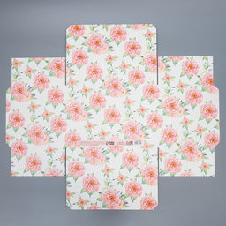 Коробка подарочная складная, упаковка, «Цветы», 30×20×9 см