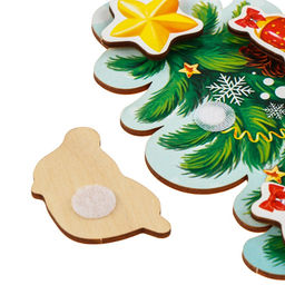 Головоломка. Липучки Наряди ёлочку - Лесная мастерская фото 11