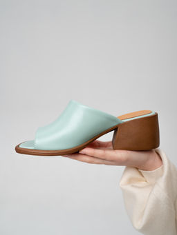 Сабо 4012.23663br.Мята+коричневый