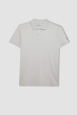 DeFactoFit Slim Fit Dar Kesim K?sa Kollu Pamuklu Sporcu Polo Tisort  фото 2