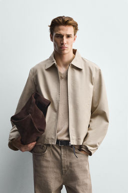 RELAXED FIT ZIP-UP JACKET - Zara фото 2
