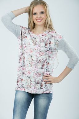 Лонгслив М-358 Розы