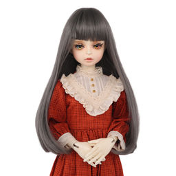 HobbyBe HAR-14 Тресс для кукол 15 см 100 см 19 г 38 лавандовый