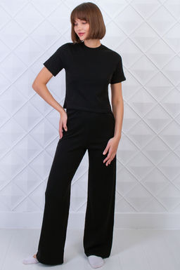 Арт. 10801/3 Пижама с брюками 44-52 (5 шт) Цвет:верх-черный,низ-черный - Калинка фото 6