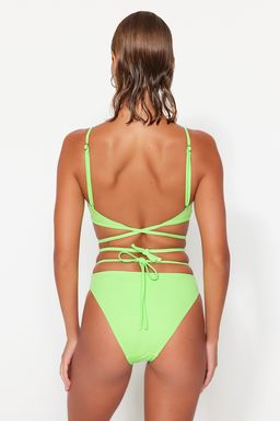TRENDYOLMILLA Pembe Cut Out/Pencereli Yuksek Bel Normal Paca Bikini Alt? TBESS23BA00055  фото 6