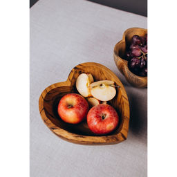 УЦЕНКА Салатник Сердце 20?20?9 см, тиковое дерево