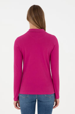 Женский базовый свитшот цвета фуксии Неожиданная скидка в корзине - U.s. polo assn фото 5