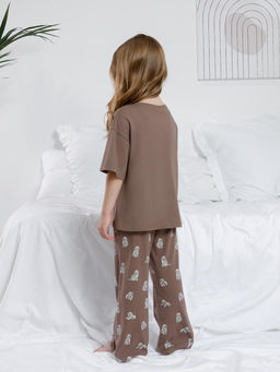 МП 1657/белый Н251 пижама для дев