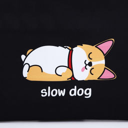 Сумка шопер Slow dog, 35х0.5х40 см, отд без молнии, без подклада, чёрная - Nazamok фото 6