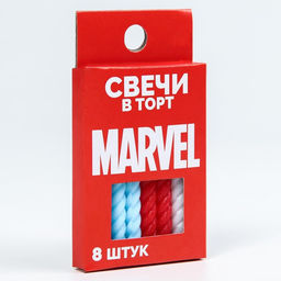Набор свечей для торта "С Днем Рождения", 8 штук, Мстители