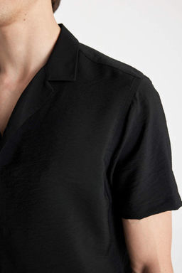 Рубашка Aerobin с короткими рукавами и воротником-поло Modern Fit - Defacto фото 6