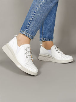 Лоферы женские комфорт 308 Beyaz