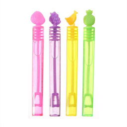 Цена за 48 шт. Мыльные пузыри нелопающиеся Фрукты МИКС