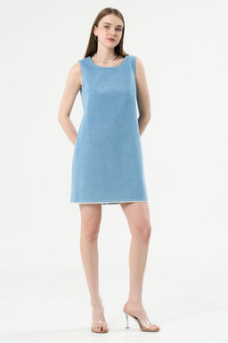 Платье Lenata 16424 голубой