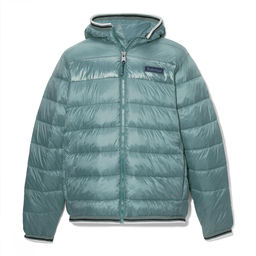 Куртка Timberland Jacket Hooded Mid Weight зеленая  фото 6