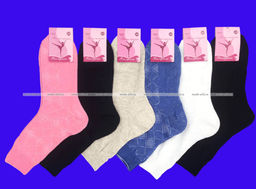 Цена за 10 пар. Балерина носки женские ассорти