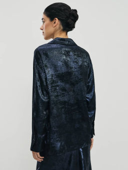 Блузка из блестящей ткани / Zarina