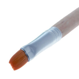 Цена за 10 шт. Кисть для рисования, нейлон, № 8, плоская, деревянная ручка, международный размер