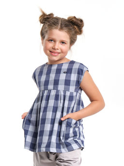 Футболка для девочки UD 1965 клетка