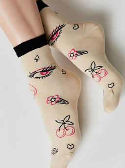 CONTE HAPPY Носки женские сиреневый 17С-21СП рис. 606 - Conte elegant фото 15