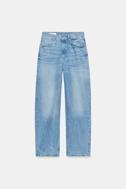 JEANS TRF RECTO TIRO ALTO / Azul claro - Zara фото 6