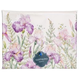 СКАТЕРТЬ КРУГЛАЯ ИРИСЫ 190СМ ,БЕЛЫЙ, 100 - Lefard фото 2